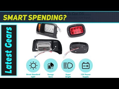 `Club Car DS Night Upgrade: 10L0L LED Light Kit Power!
