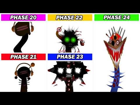 Incredibox Sprunki Phase 20 Vs Phase 21 Vs Phase 22 Vs Phase 23 Vs Phase 24