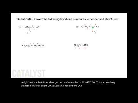 UCF CHM2210 Chapter1.3 - Convert condensed to and from bond-line structure, Alcohol vs Ether