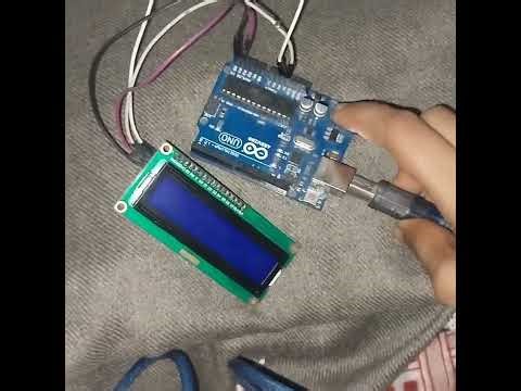 Lcd with i2c connection arduino uno code..