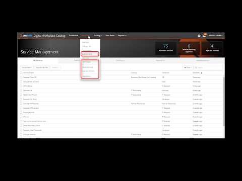 BMC Digital Workplace Catalog Console: Quick Tour for Catalog Administrators