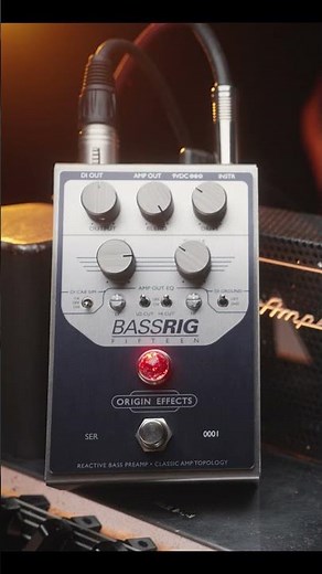 The Origin Effects BASSRIG Fifteen, an Ampeg B-15 captured! #bassist #bassplayer #basspedal #bassamp