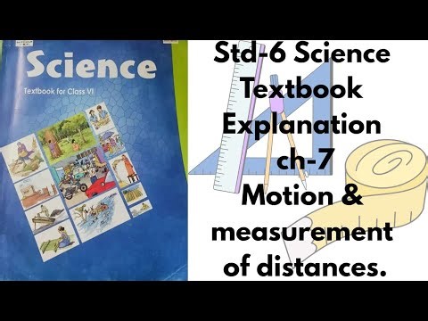 Std-6 Science Textbook Explanation ch-7Motion and measurement of distance.
