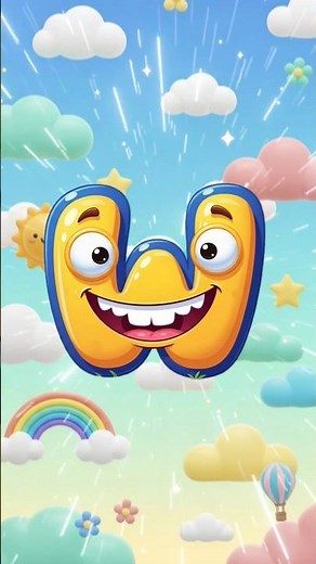 W Letter Words for Kids | W for Whale, Watch & Watermelon