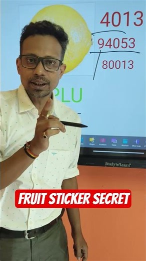 DID YOU KNOW ? BIG Secret Behind Fruit Stickers? #shorts #information #didyouknow #ytshorts