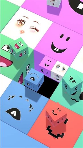 Roblox Face Rolling cube animation