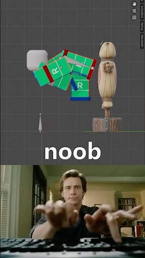 Roblox Animator: Noob vs Pro Dropkick 🦵💥#roblox #robloxanimation #blender #robloxgamedesign