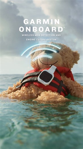 Introducing Garmin OnBoard, the wireless man overboard and engine cutoff system. ✅ Wireless MOB tags ✅ Emergency engine cutoff ✅ Audible alarms ✅ Garmin Marine chartplotter integration ❌ A bunch of restricting physical tethers | Garmin