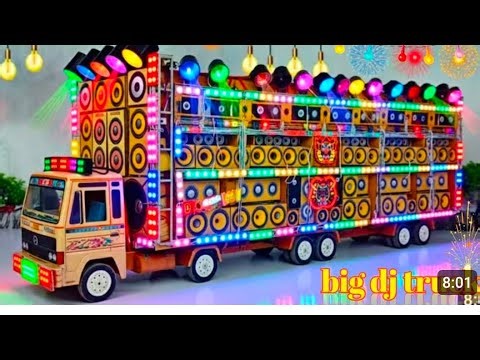 Mini Dj Truck Setup | how to make mini dj setup with cardboard Making Dj setup at home | dj wala