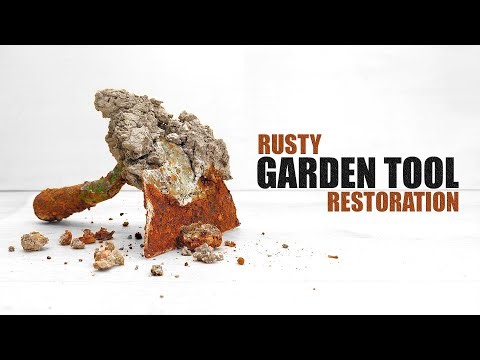 Rusty Garden Tool Restoration