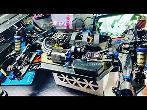 Team Associated RC8 b3 2e électronique posé et fin de prépa