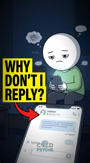 Why Some People Stay Online But Don’t Reply #shorts #psychology #online #reply
