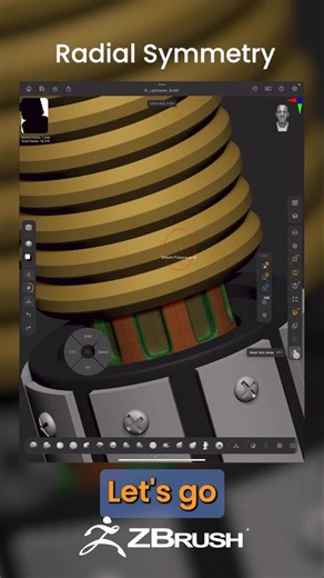 Maxon ZBrush on Instagram: "Radial Symmetry in ZBrush as shown by @ir_sculpts • • • • • #ZBrush #MadeInZBrush #3D #3DArt #DigitalArt #3DModeling #ZBrushSculpt #DigitalSculpting #3DSculpting #Sculpting #CG #CGI #CGArt #ZBrushArt #ZBrushModel #Sculpture #Render"