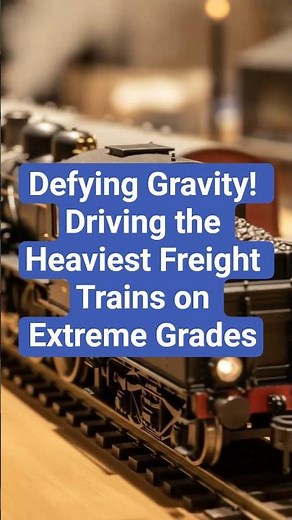 Defying Gravity! Driving the Heaviest Freight Trains on Extreme Grades