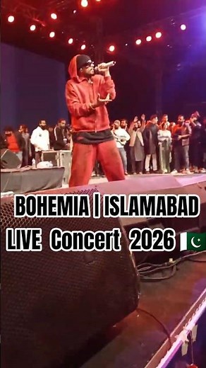 BOHEMIA | ISLAMABAD LIVE | 2026🇵🇰 #rap #concert #music 🎶 #10ksubscribers #viralshorts