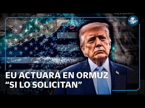 Trump afirma que intervendrá en el estrecho de Ormuz si sus aliados se lo piden