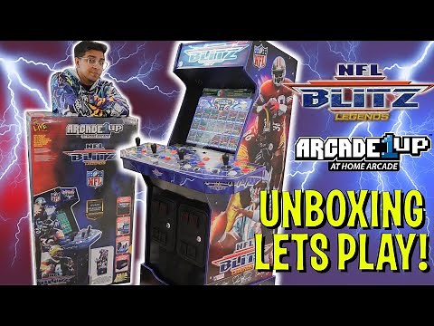 NFL Blitz Legends Arcade Game - Arcade1UP - ULTIMATE UNBOXING & REVIEW!