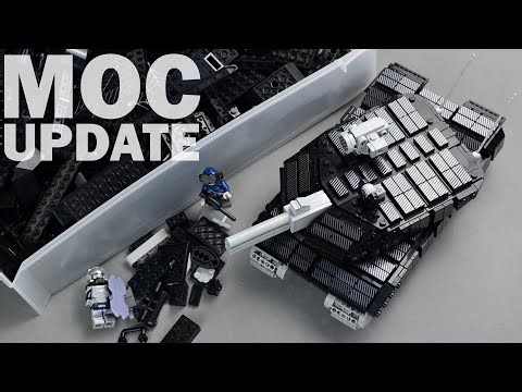 Building a LEGO Future Military Tank With REACTIVE ARMOR! Full Build Process! [MOC UPDATE]