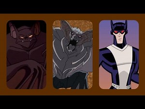 Evolution of "Man Bat" in Cartoons, Movies and Shows. (DC Comics)