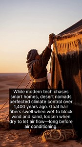 228K views · 4.6K reactions | Desert nomads engineered brilliant climate-controlled tents thousands of years ago. | The History Archives | Facebook