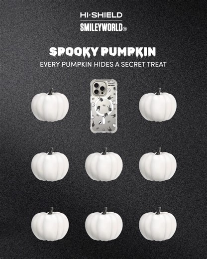 Trick? Treat? Or just something to make you smile 🎃💛 Discover what’s hiding inside… #SmileyWorld #WeAreAllOriginal #SpookyPumpkin #Halloween | Smiley