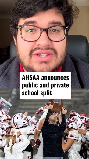 a milestone decision, the Alabama High School Athletic Association will split private and public schools in athletics for championship play beginning next fall. The 15-member Central Board voted 13-2 in favor of the decision for the 2026-2027 and 2027-2028 school years. Board president Terry Curtis and Blount principal Jerome Woods voted no. Private schools still will be able to play public schools in the regular season. It marks the first time in the AHSAA’s 104-year history that all members wo