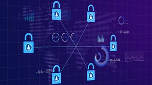 Download Blockchain Digital Background for free