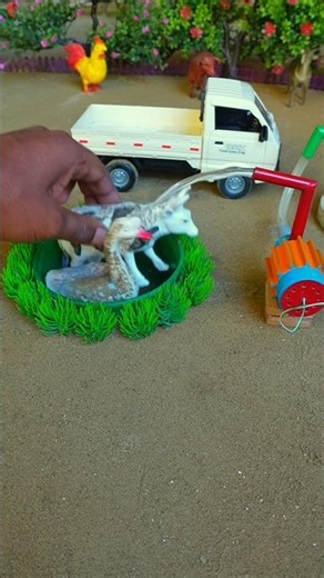 Mini hand pump project water for supply motor drinks cow duck farm #waterpump #shorts #569