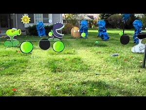Plants Vs. Zombies Pea Shooter Repeater in Action!
