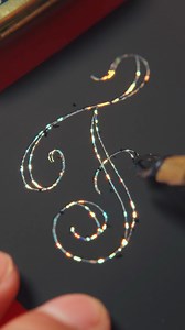 28K views · 376 reactions | Holographic F on scratch paper #lettering | Made by Edgar | Facebook