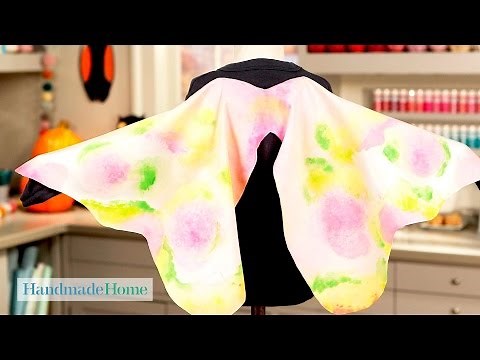 Hand-Painted Butterfly Wing Halloween Costume - Handmade Home - Martha Stewart