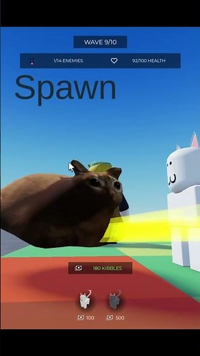 EPIC tower defense game called CATS: Tower defense on roblox!