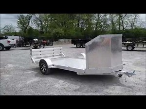 Aluminum 6.5' X 12' Slingshot Utility Trailer
