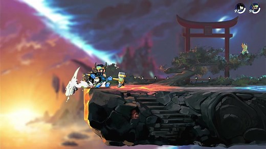 Thea Lance Morph Combo in Brawlhalla