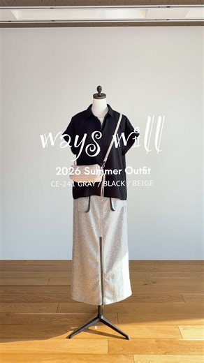 2026年夏、ways willと一緒に乗り越えませんか？ 暑い夏も気分の上がる洋服と一緒に！✨ #wayswill #大人カジュアル #ロングスカート #初夏コーデ #TikTokShop