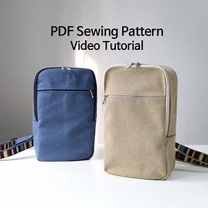 Sling Bag Sewing Pattern: Unisex Rucksack With Video (PDF) - Etsy