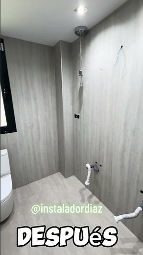 Instalación de placas de PVC en la pared
