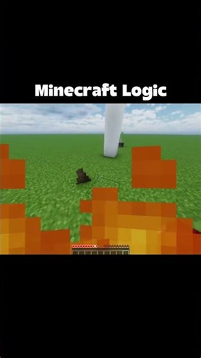 Minecraft Logic #minecraft #minecraftlogic #shortsfeed