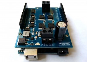Arduino High Power H-Bridge Motor Shield (video)