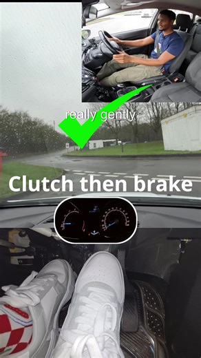 Clutch or Brake First in Manual Driving?