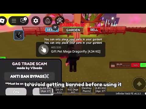 NEW FREEZE TRADE SCRIPT IN GROW A GARDEN 