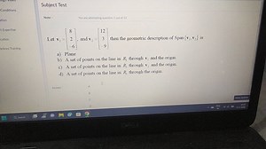 Subject Test Note:- You are attempting question 1 out of 12 Let... | Filo