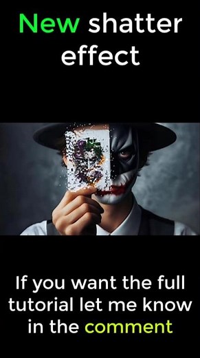 Shatter Effect in After Effects – Easy BCC 2D Particles Tutorial#AfterEffects #GlassBreak