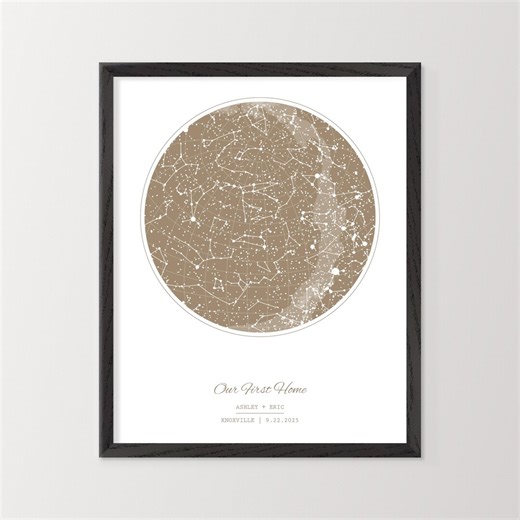 Housewarming Star Map Gift – Custom Night Sky Print for New Home – Personalized Star Map Wall Art – First Home Keepsake - Etsy UK