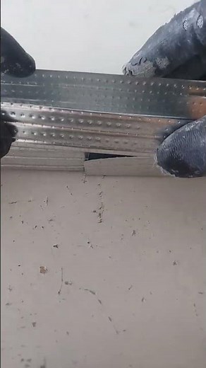 How to easily and fast join two metal studs without screws #shorts #remodeling