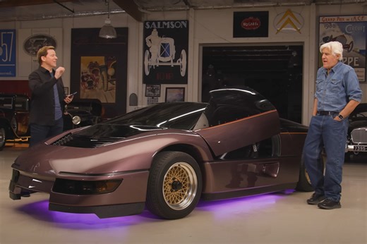 Jay Leno Drives the Legendary Dodge M4S, Better Known as 'The Wraith' Movie Car