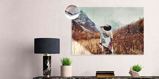Foto hinter Acrylglas: -74% Foto als Acrylglasdruck