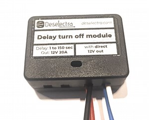 Easy to Use Car Timer Switch Relay 1-150 Sec Delay off 12v 20a Direct 12v Out - Etsy