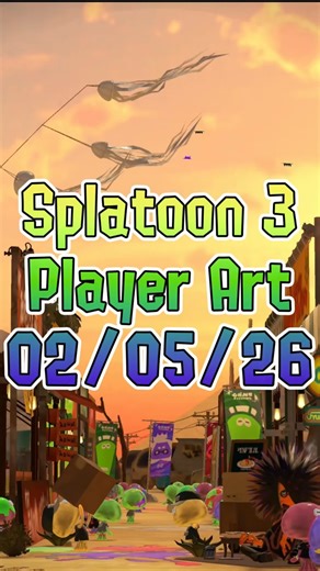 Splatoon 3 Player Art - 02/04/26 #shorts #splatoon3