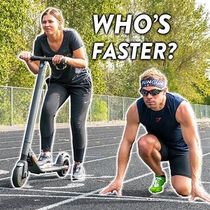 31K views · 345 reactions | Olympic Runner vs Electric Scooter!  | Nick Symmonds | Facebook